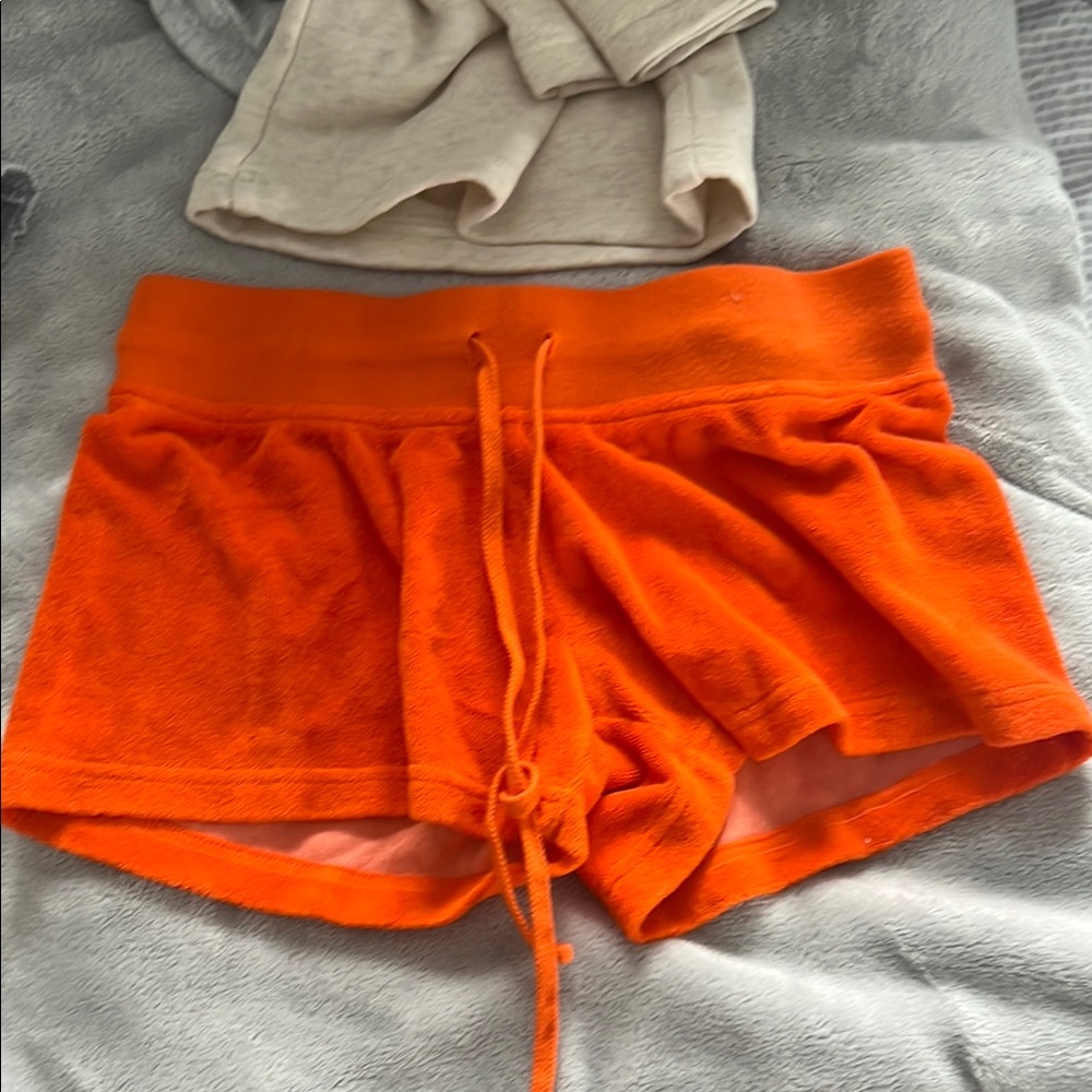 Hard Tail Orange Athletic Shorts Lightweight Performance Fit